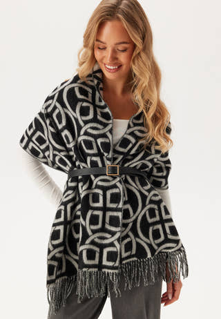 G Pattern Wool Scarf