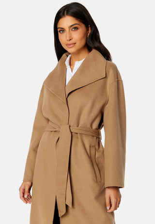 Handstitched Belted Coat