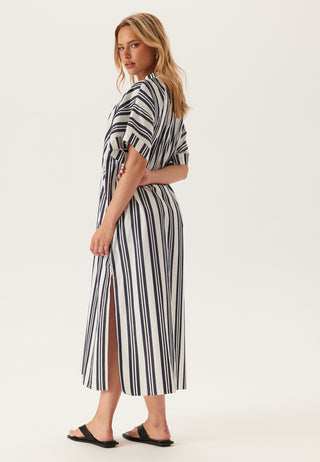 Os Striped Caftan Dress