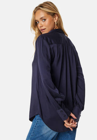 Regular Satin Shirt