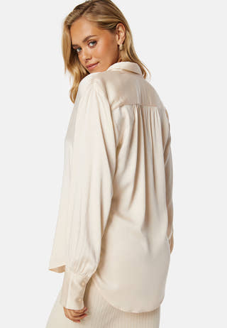 Regular Satin Shirt