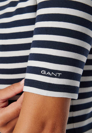 Slim Striped Ribb T-Shirt