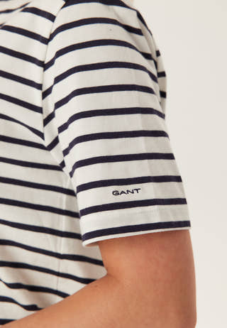 Stripe Boatneck  ss T-shirt