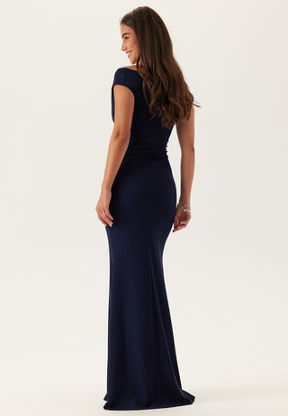 Bardot Pleat Maxi Dress