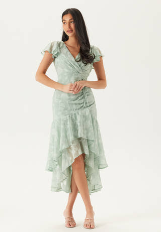 Chiffon Flutter High Low Dress