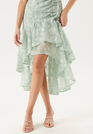Chiffon Flutter High Low Dress