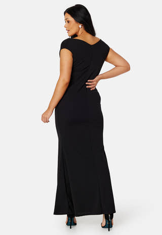 Bardot Pleat Maxi Dress