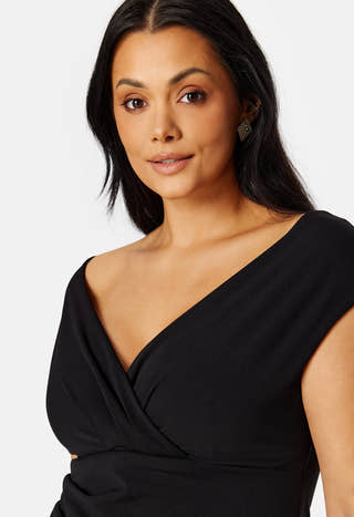 Bardot Pleat Maxi Dress