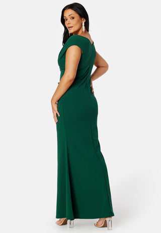 Bardot Pleat Maxi Dress