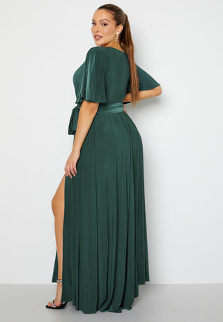 Flutter Sleeve Maxi Dress