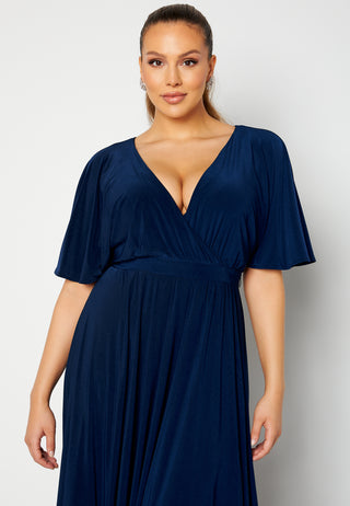 Flutter Sleeve Maxi Dress