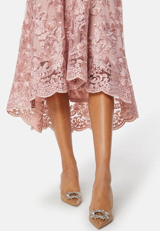 Embroidered Lace Dress