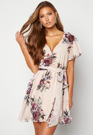 Floral Flutter Skater Dress