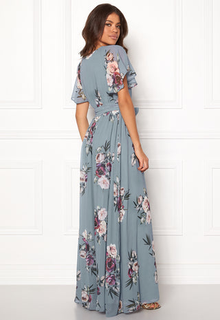 Flutter Floral Maxi Dress