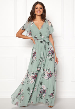 Flutter Floral Maxi Dress