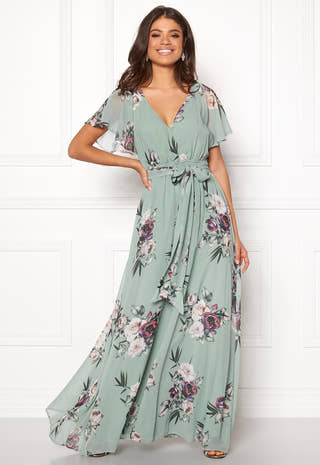 Flutter Floral Maxi Dress