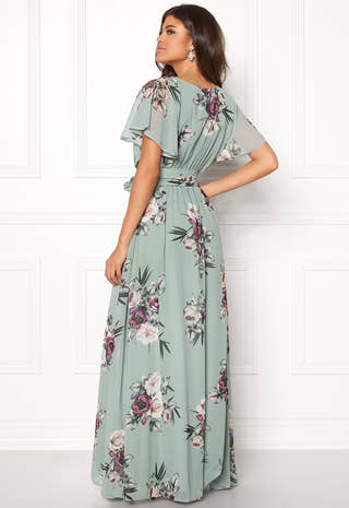 Flutter Floral Maxi Dress