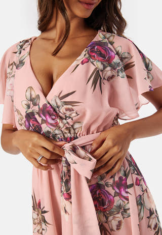 Flutter Floral Midi Dress