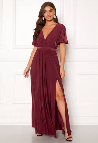 Flutter Sleeve Maxi Dress