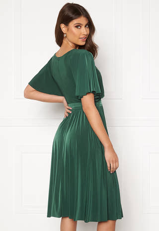 Flutter Sleeve Midi Dress