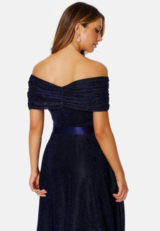 Glitter Bardot Maxi Dress