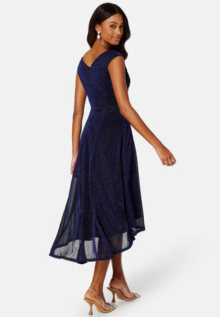 Glitter High Low Midi Dress