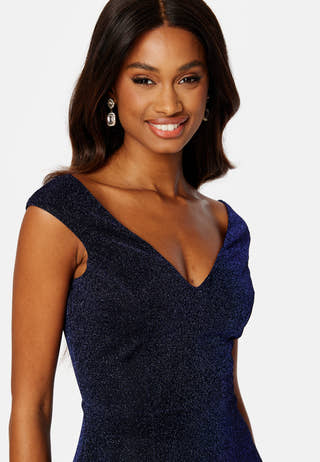 Glitter High Low Midi Dress