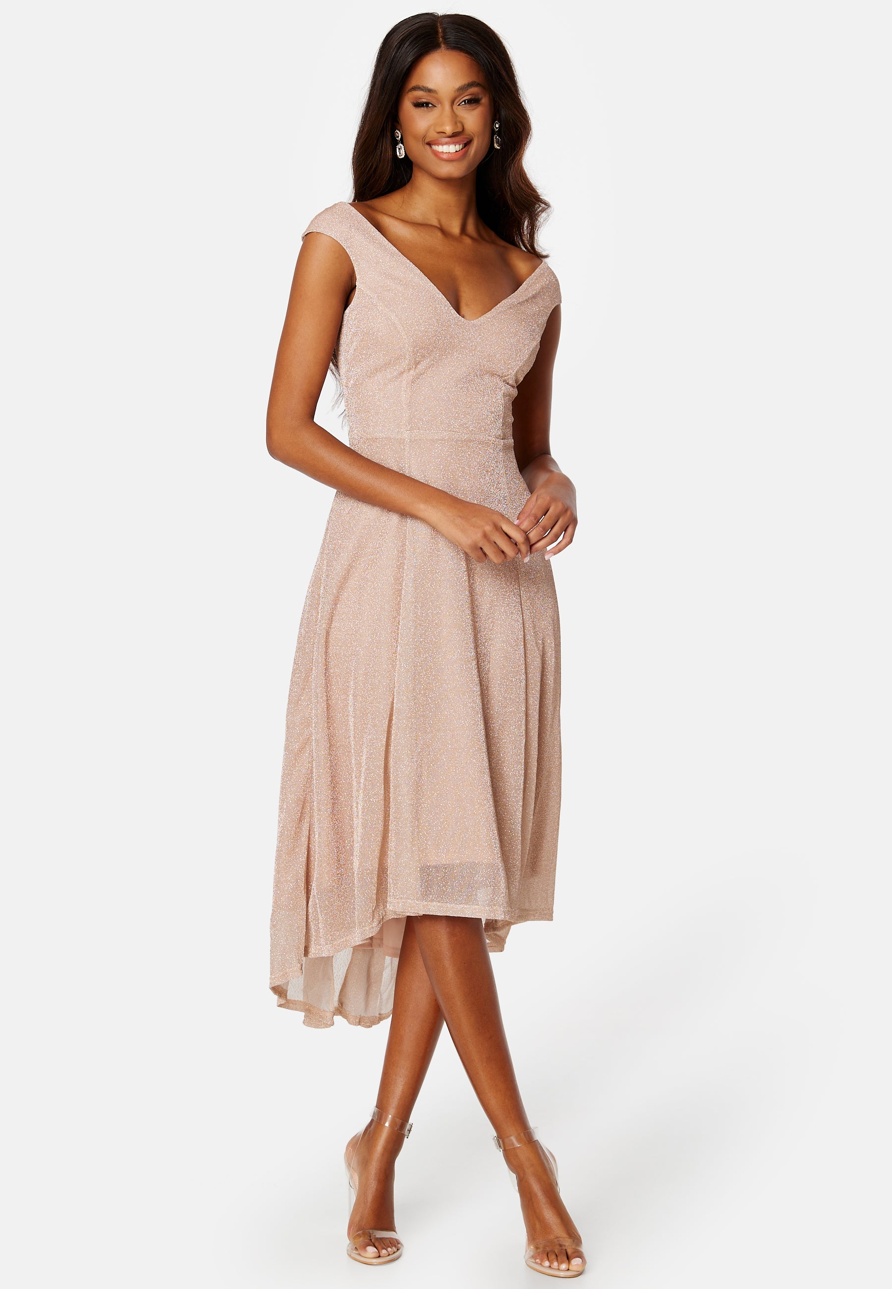 glimmer ball midi dress beig Lulus | Beige Sequin Beaded Short Sleeve Midi Dress | Womens | Large (Available in XXS, XS, S, M, XL)
