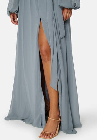 Long Sleeve Chiffon Dress