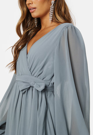 Long Sleeve Chiffon Dress