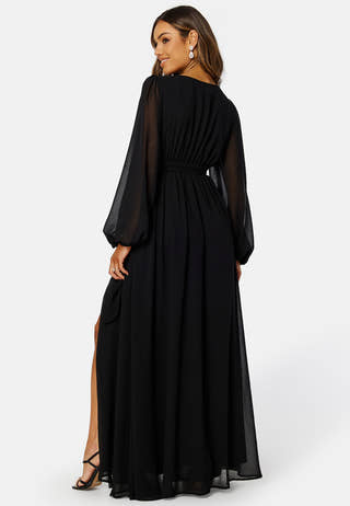 Long Sleeve Chiffon Dress
