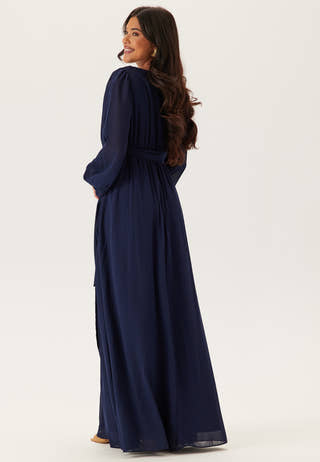 Long Sleeve Chiffon Dress