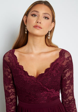 Long Sleeve Floaty Maxi Dress