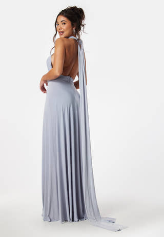 Multi Tie Maxi Dress Split