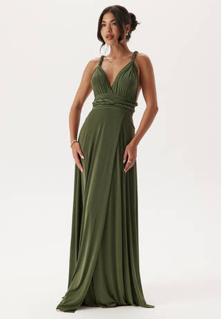 Multi Tie Maxi Dress Split