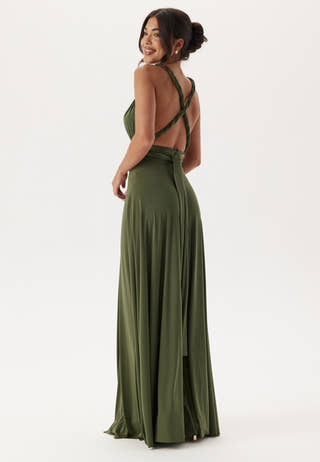 Multi Tie Maxi Dress Split