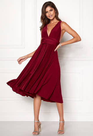 Multi Tie Midi Dress