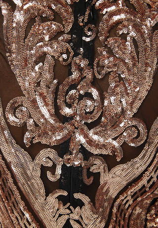 Sequin Bodice Jumpsuit