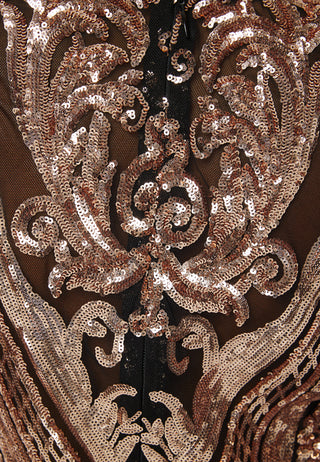 Sequin Bodice Jumpsuit