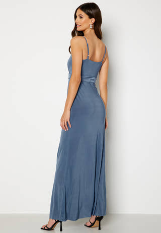 Wrap Front Maxi Dress