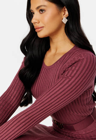 Rib Pleated Paige Dress