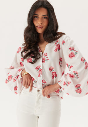 Balloon Sleeve Blouse