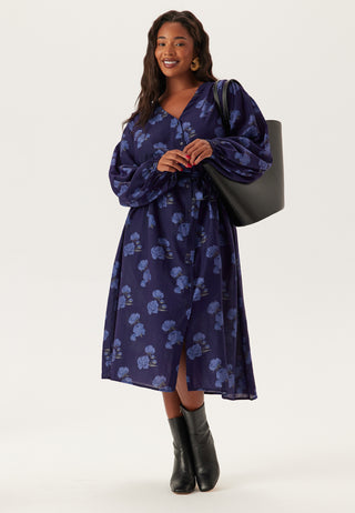 Balloon Sleeve Dress