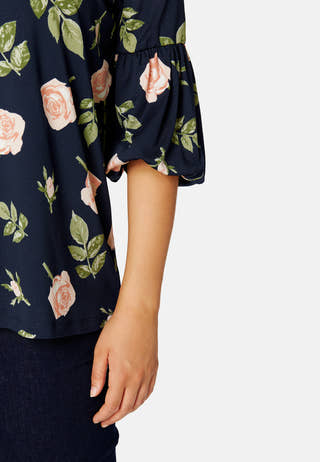 Blenda puff sleeve top