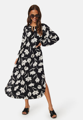 V-neck Raglan Viscose Dress