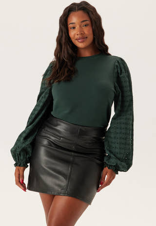 Broderie Anglaise Sleeve Top