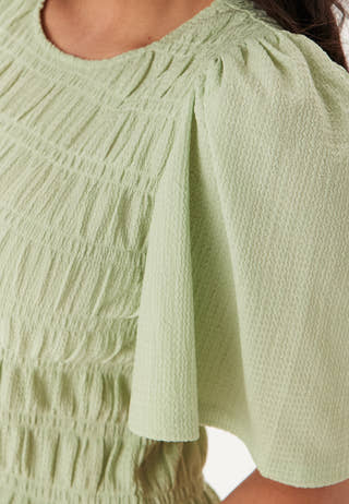 Butterfly Sleeve Smock Top