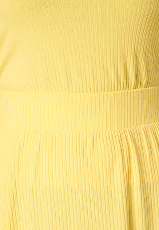 Charlie rib a-line skirt