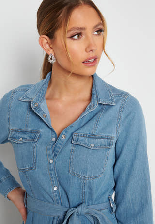 Doris denim dress