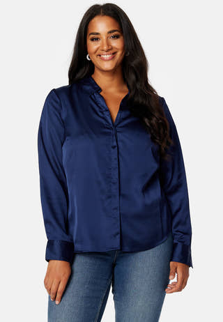 Elara satin shirt